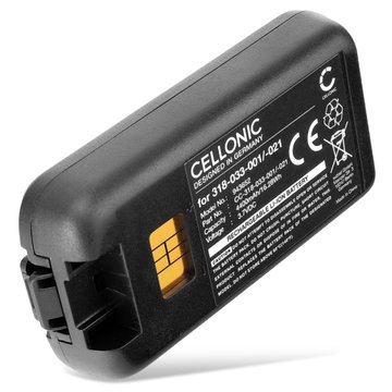 Akku für Honeywell CK3X, CK3, CK3R, CK3A, CK3B, CK3C, CK3N, CK3N1, CK3C1 318-033-001 (4400mAh, 3.7V) von CELLONIC
