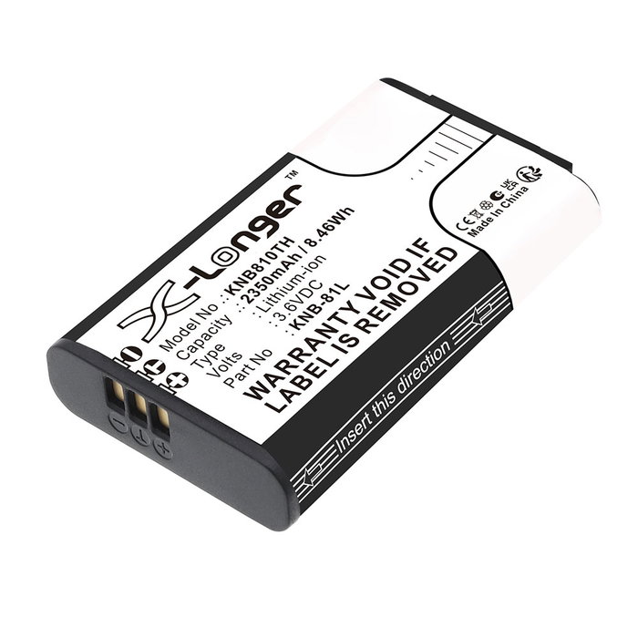 Battery for Kenwood PKT-300, TK-3601D, NX-P500 KNB-81L 3.6V 2350mAh Lithium Ion from CELLONIC