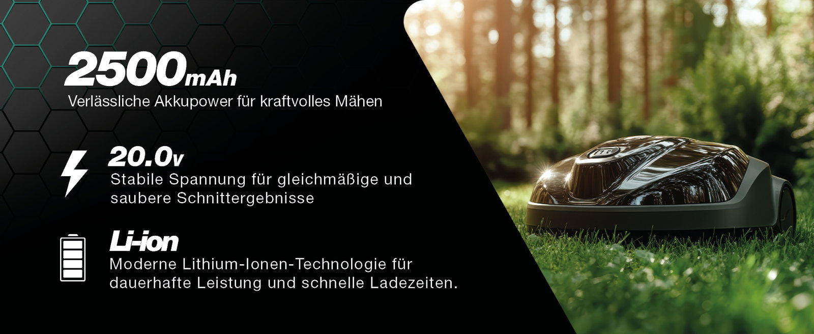 Akku Für Worx Landroid S300 S450i S500i S700i | Ersetzt WA3230 50032492 Wa3231 50032774 20v 2500mah